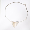 Halsband i silver, troligen Finland.