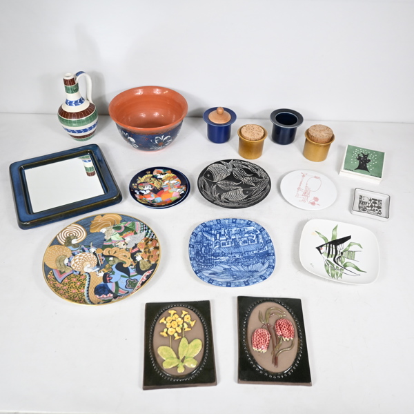 Parti keramik och porslin.