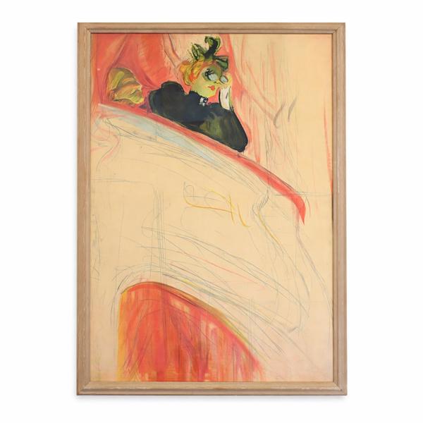 Henri De Toulouse-Lautrec, efter, affisch, "La Loge au Mascaron Doré", 1950-tal.
