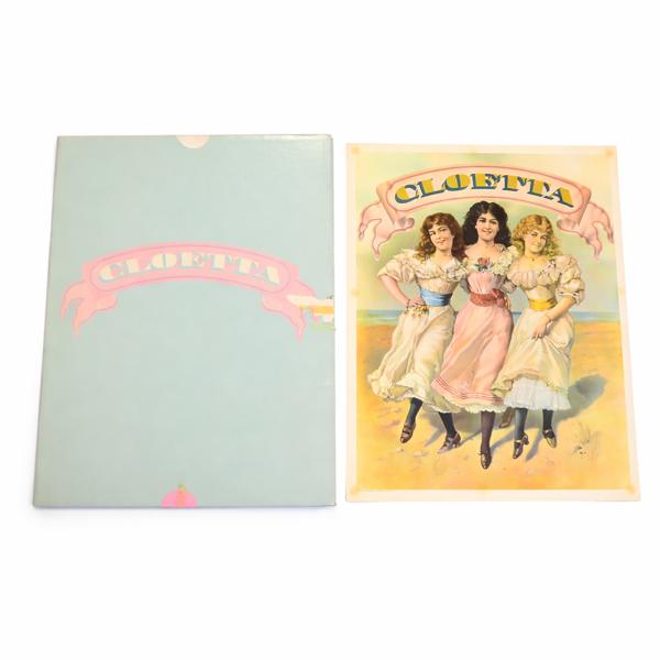 Reklamaffisch, "Cloetta", 1900-tal.