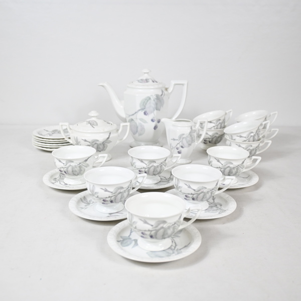 Kaffeservisdelar, 27st,  "Maria", porslin, Rosenthal.