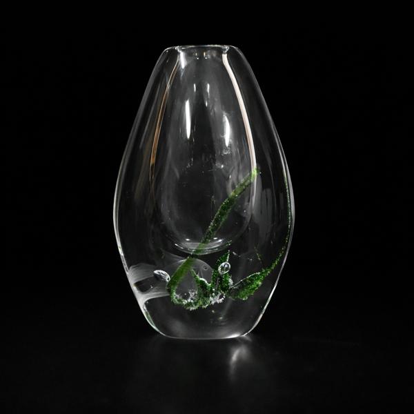 Vicke Lindstrand, vas "Sjögräs", Kosta, 1960-tal.