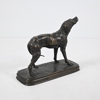 Ferdinand Pautrot (1832-1874), skulptur i brons, jakthund, signerad.