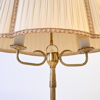 Golvlampa, mässing, 1900-tal.