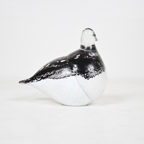 Figurin, fågel, Haparanda Glasbruk,