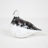 Figurin, fågel, Haparanda Glasbruk,