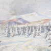 Fritz Rosenthal (Tyskland, 1870-1939), Vinterlandskap, olja på duk, signerad.