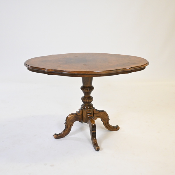 Pelarbord, mahogny, rokokostil, 1900-tal.