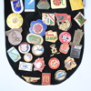 Parti pins och märken, huvudsakligen Ryssland.