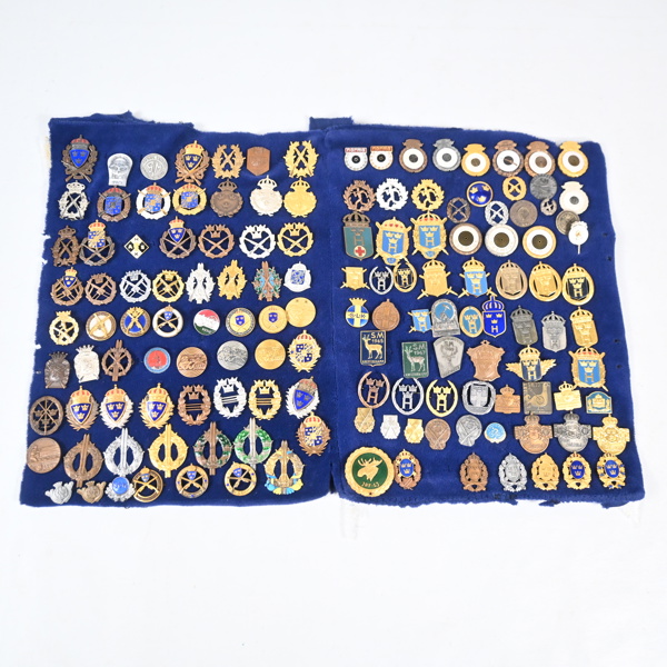 Parti pins och märken, Polisen & Militära, m.m.