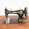 Trampsymaskin, gjutjärn, modell "S 932388", Singer, tidigt 1900-tal.