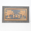 Astri Bergman Taube (1898-1980), Bronsrelief, "Paradiset", signerad.