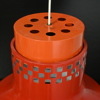 Carl Thore, taklampa, metall, Granhaga, 1960/70-tal.