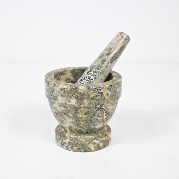 Mortel med stöt, sten.