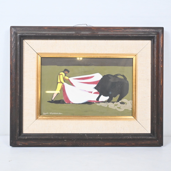 Lars Norrman (1915-1979), olja på pannå, signerad. 