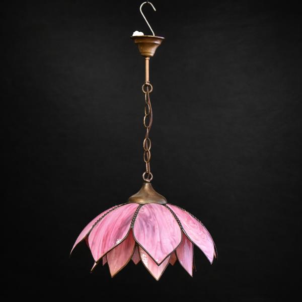 Taklampa, tiffany-stil, 1900-tal.