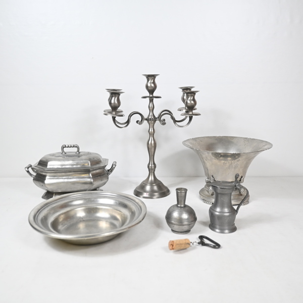 Parti tennföremål, 1900-tal.