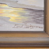 Ernst Lindgren (1887-1948), Vinterlandskap, olja på pannå, signerad.