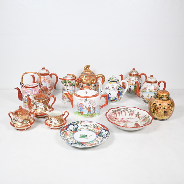 Porslin, 14 delar, porslin, Japan.