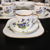 Kaffeservis, 50 delar, "Viol", porslin, Hackefors.