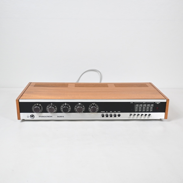 Förstärkare, teak, 3439S, Ferguson, 1970-tal.