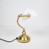 Bankirlampa, förgylld metall, 19/2000-tal. 
