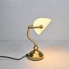 Bankirlampa, förgylld metall, 19/2000-tal. 