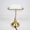 Bankirlampa, förgylld metall, 19/2000-tal. 