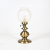 Fotogenlampa, Texa, mässing och glas, 1900-tal. 