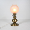 Fotogenlampa, Texa, mässing och glas, 1900-tal. 