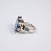 Karl-Erik Palmberg, ring i silver, med lapis.