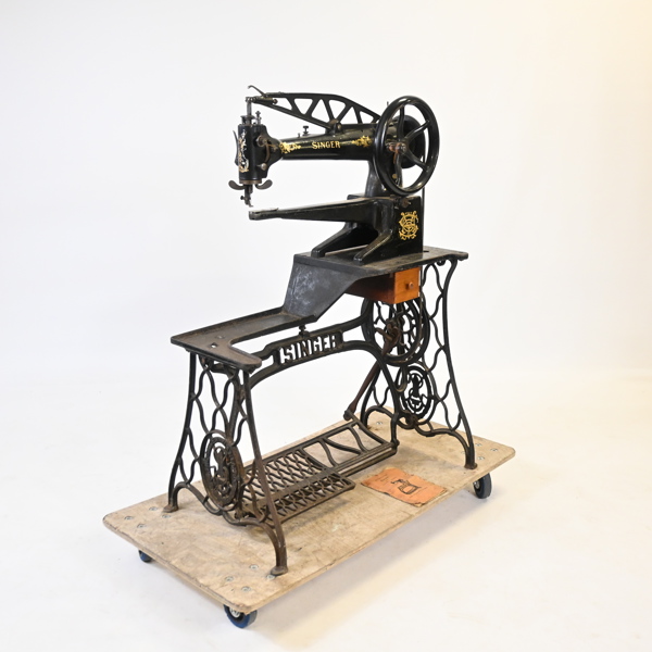 Skomakarsymaskin, Singer, omkring 1900.