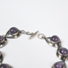 Hermann Siersbol, armband i silver, med ametister. 