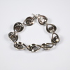 Hermann Siersbol, armband i silver, med ametister. 
