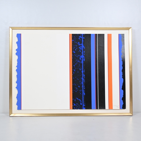 Nils Kölare (1930-2007), färgserigrafi, signerad och numrerad. 