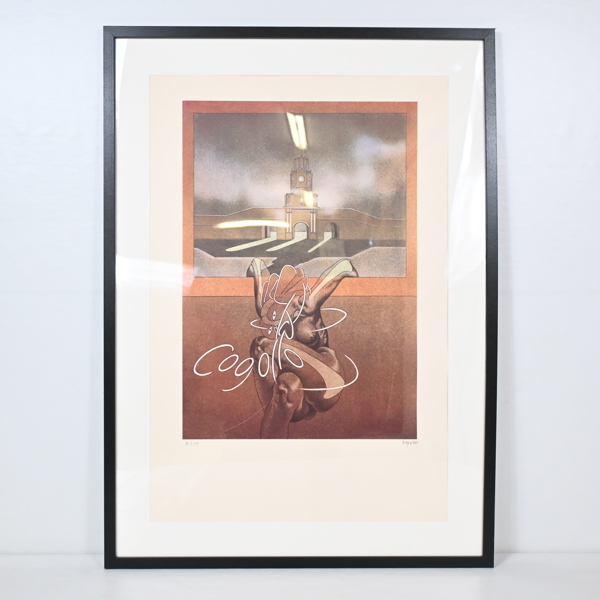 Heriberto Cogollo (Colombia, f. 1945), färglitografi, signerad och numrerad.