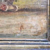Oidentifierad konstnär, dansande flicka i landskap, olja på pannå, 1800-tal.