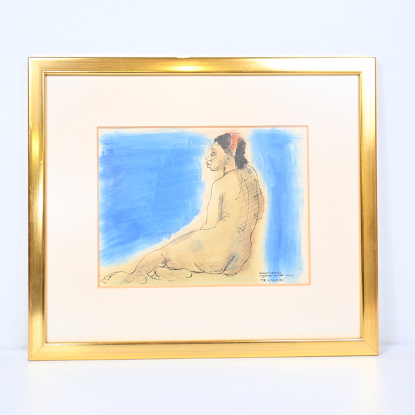 Pär Lindblad (1907-1981), blandteknik, signerad.