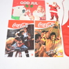 Reklamföremål för Coca Cola, 5 delar, 1900-tal.