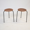 Pallar, ett par, mahogny, 1950-tal.