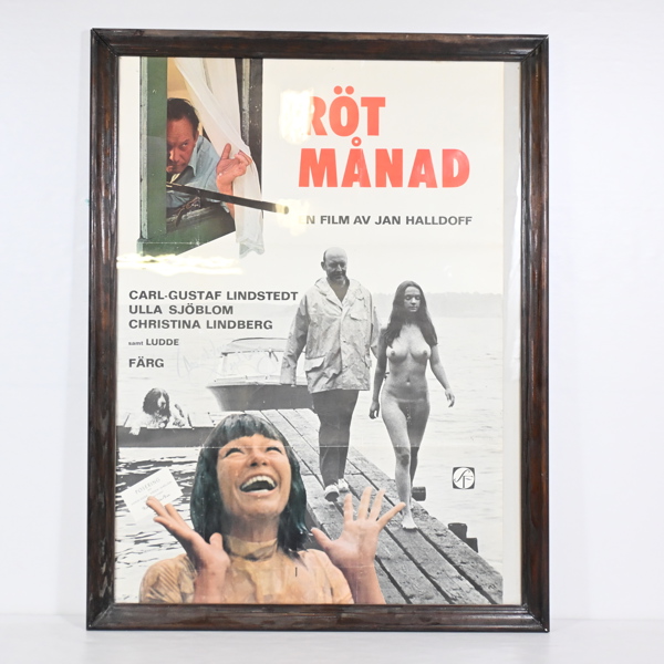 Affisch, "Rötmånad", 1970-tal. 