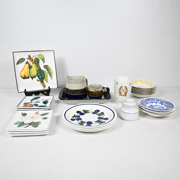 Matservisdelar, 29st, porslin. 