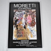 Affisch, "Moretti", 1980-tal.