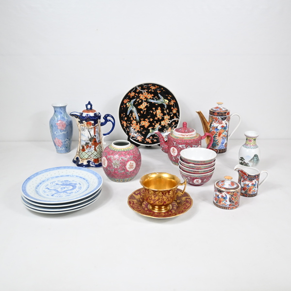 Servisdelar, 17st, porslin, Kina. 