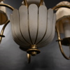 Taklampa, mässing, Swedish Modern, 1940/50-tal. 