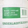 Underlagsduk, Tecca T-TAK EVO, 25 x 1M.