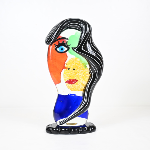 Mario Badioli, skulptur i glas, Murano, Italien, 1900-talets andra hälft. 