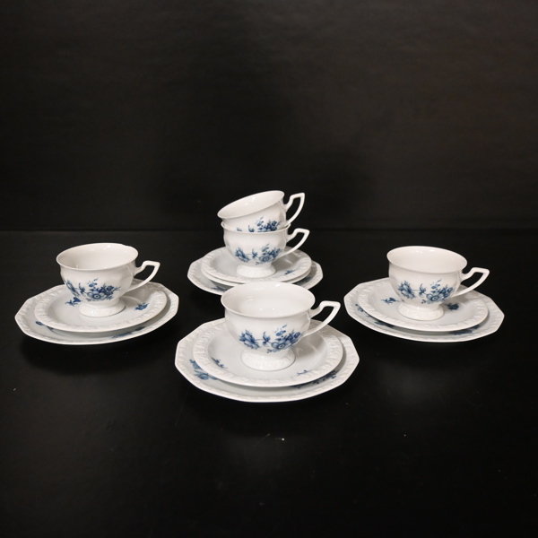 Kaffeservisdelar, 14 delar, "Maria", Rosenthal, Tyskland.