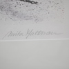 Anita Mattsson (1951-2024), färglitografi, Uppsala Domkyrka, signerad och numrerad.