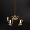 Taklampa, mässing, Swedish Modern, 1900-talets mitt.